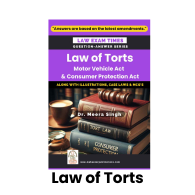 Law of Torts, Motor Vehicle Act & Consumer Protection Act