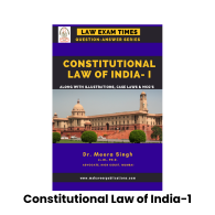 Constitutional Law of India I