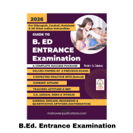 GUIDE TO B.ED ENTRANCE EXAMINATION